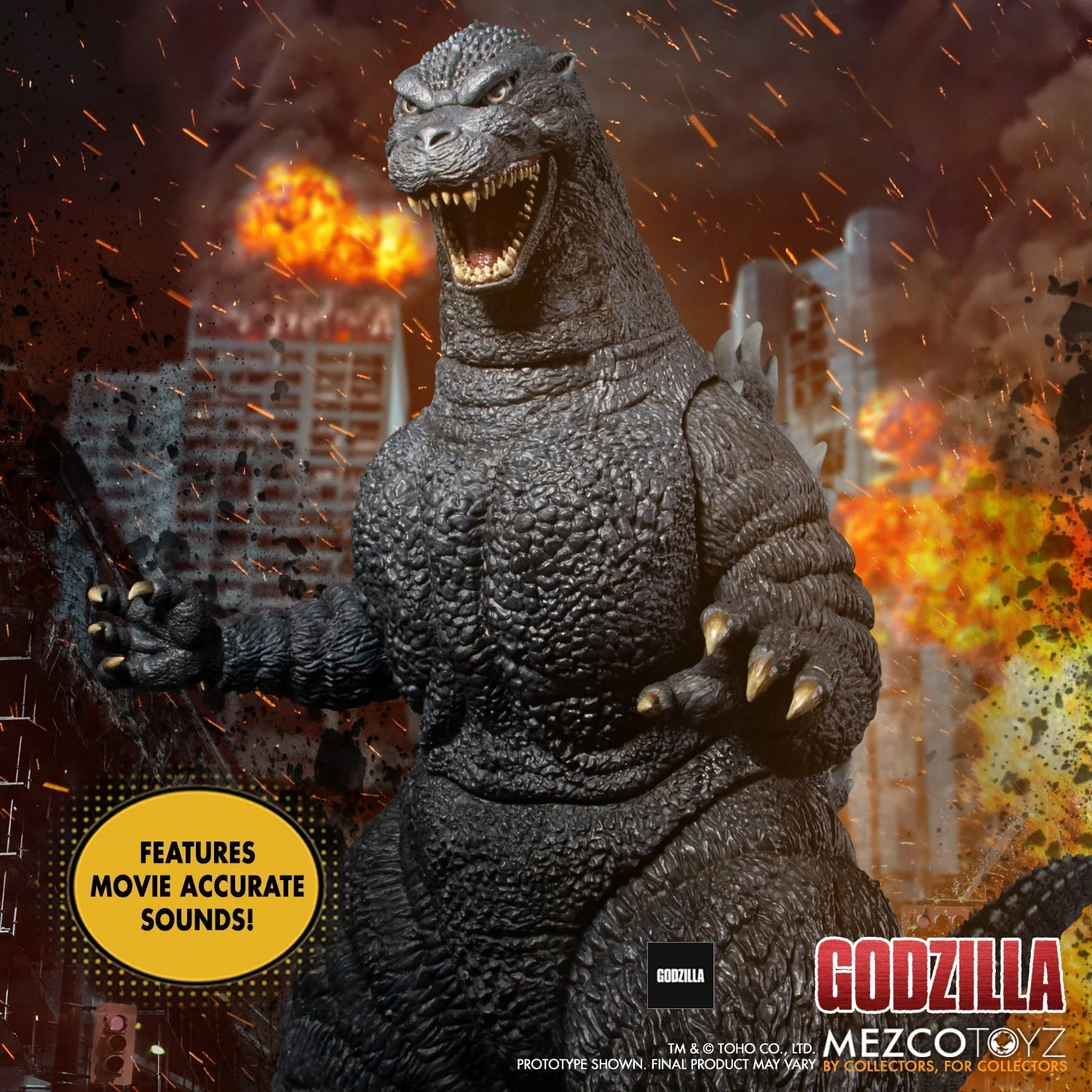 Ultimate Godzilla: Godzilla Mezco Toys 18" Figure - Image 2