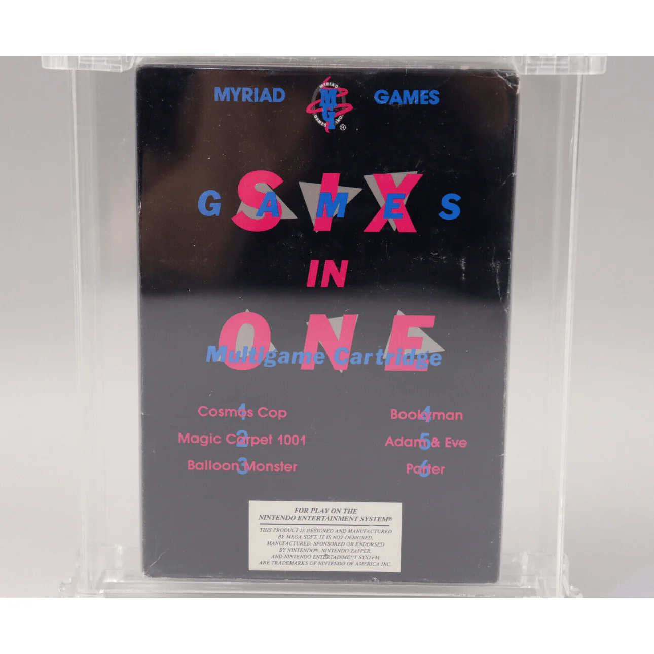 Ultra Rare R10 Myriad Six in One 6 in 1 Nintendo NES CIB Complete Wata Certified - Image 2