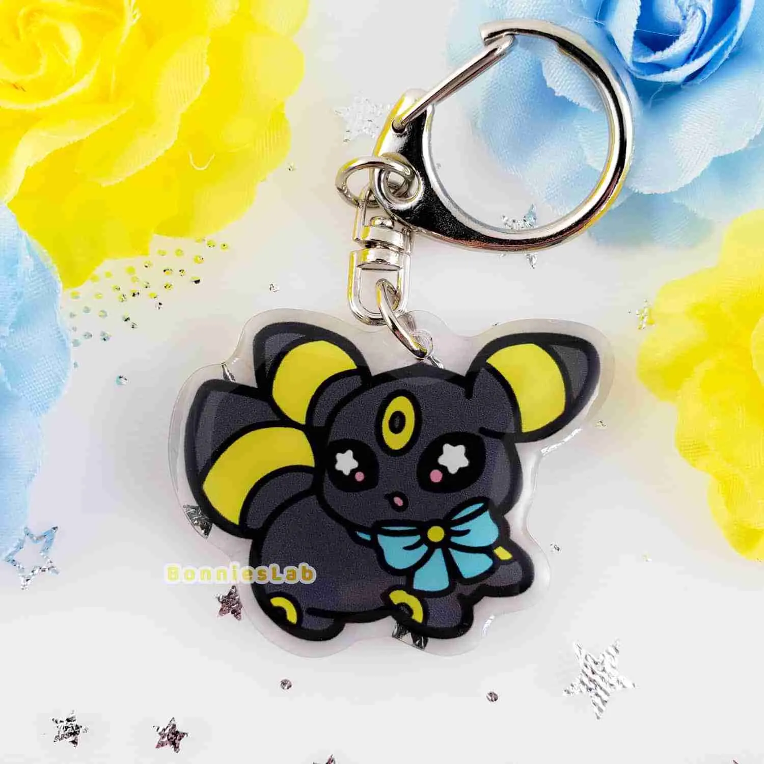 Chibi Umbreon Acrylic Charm - Bonnies Lab - Image 2