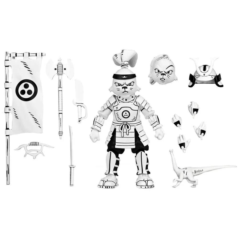 Usagi Yojimbo Samurai Usagi Yojimbo (Black & White Ver.) Action Figure - NECA - Image 3