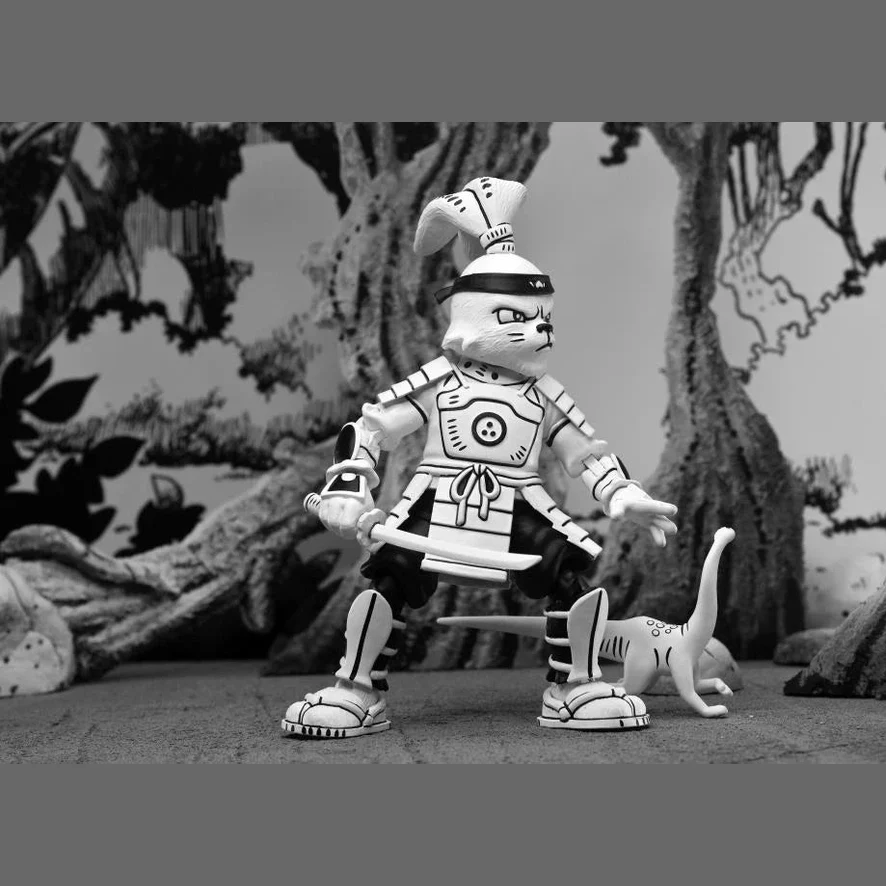 Usagi Yojimbo Samurai Usagi Yojimbo (Black & White Ver.) Action Figure - NECA - Image 4
