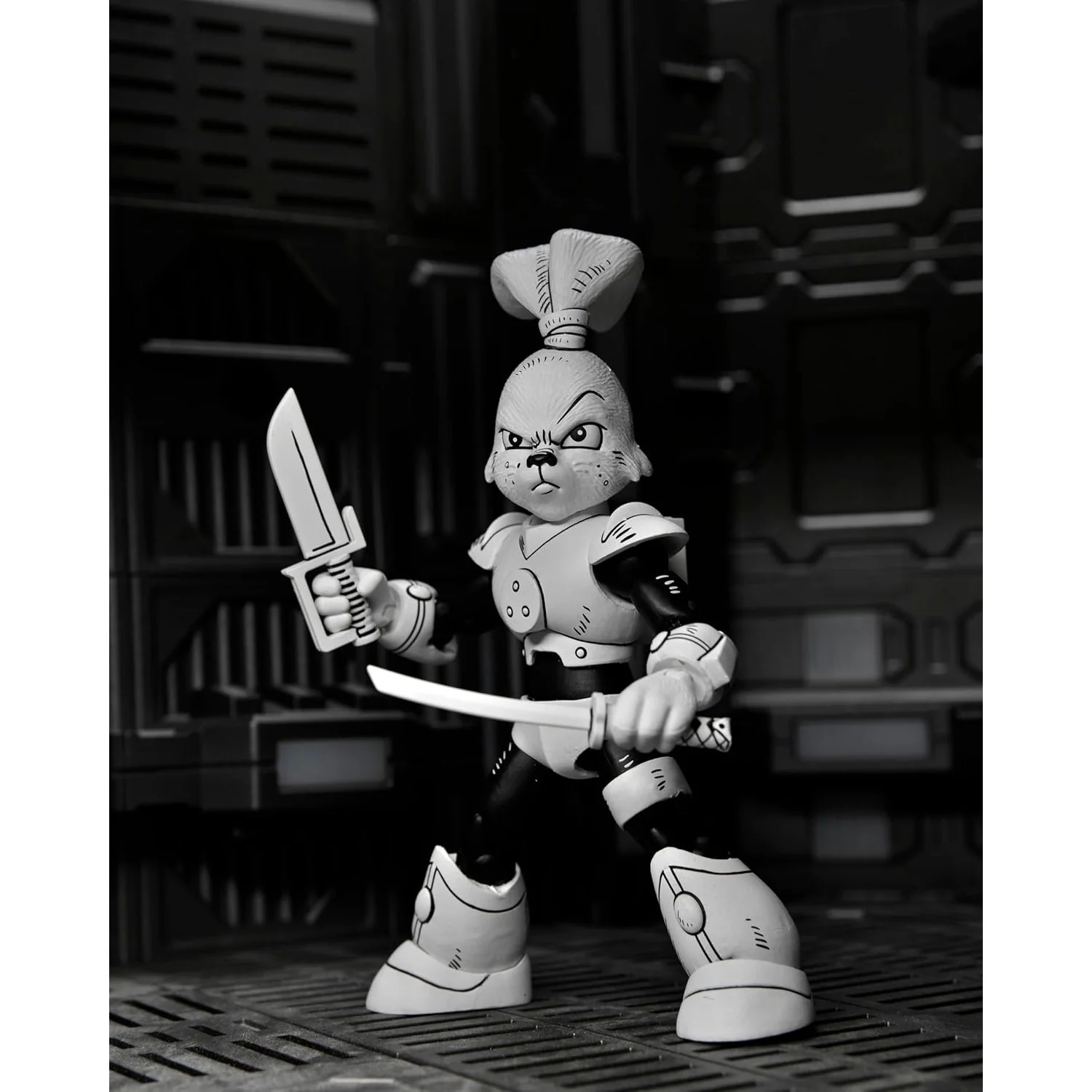 Space Adventure Usagi Yojimbo Black & White Ver. Action Figure - NECA - Image 4
