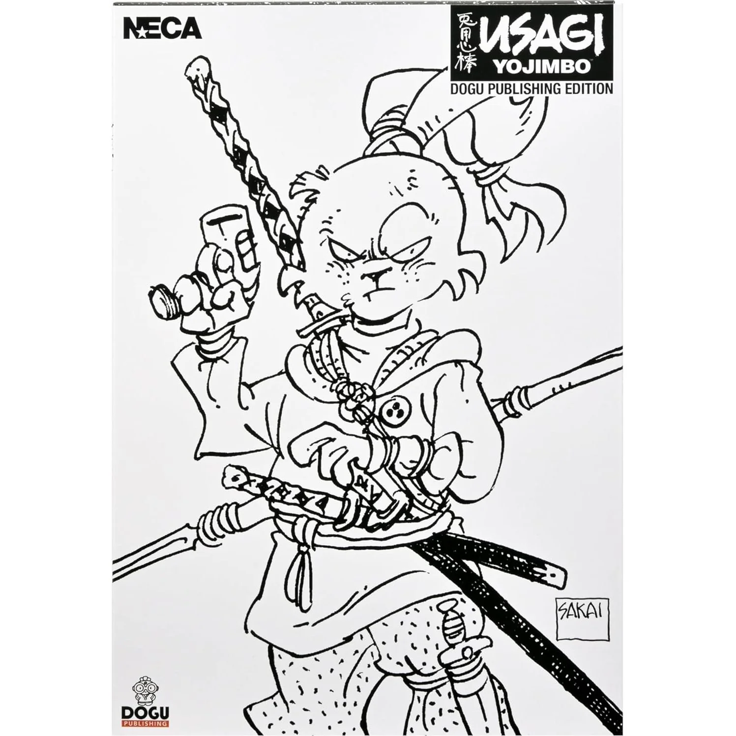 Space Adventure Usagi Yojimbo Black & White Ver. Action Figure - NECA - Image 7