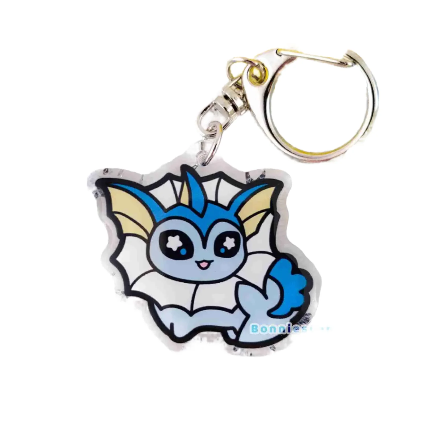 Chibi Vaporeon Acrylic Charm - Bonnies Lab