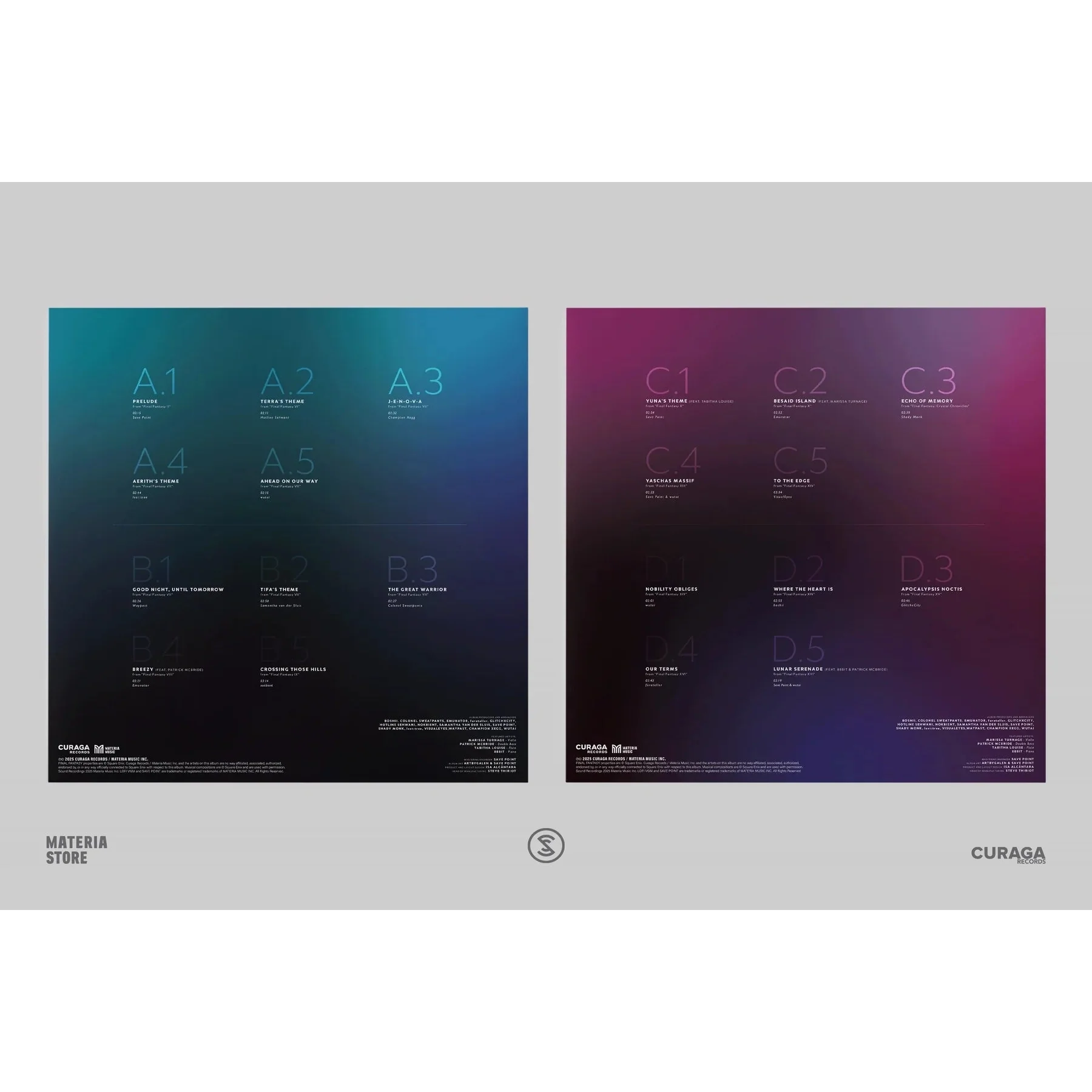 Video Game LoFi: Final Fantasy - 2xLP 180g Vinyl Record Set - Curaga Records - Image 4