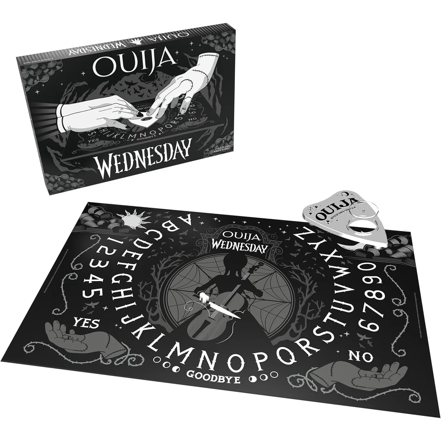 Ouija: Wednesday Collectible Board Game - The Addams Family - USAopoly - Image 2