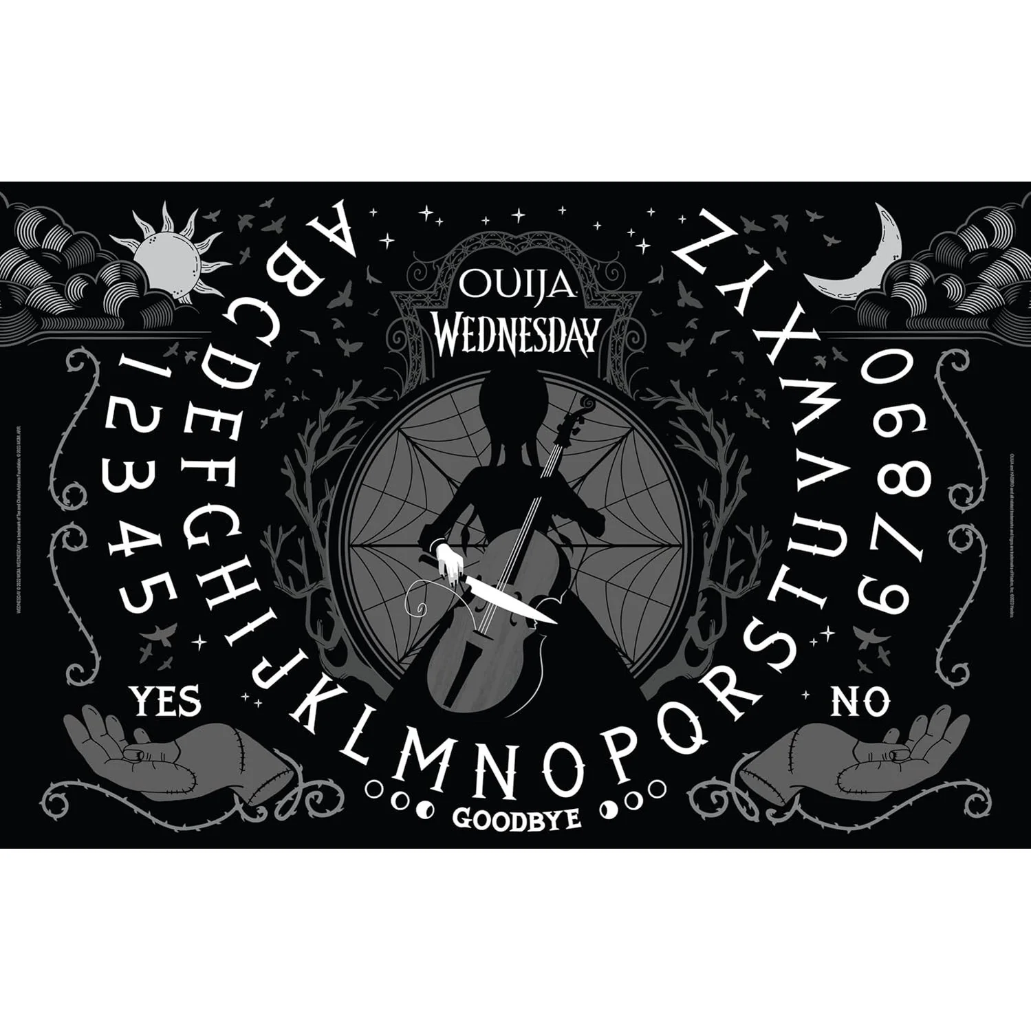 Ouija: Wednesday Collectible Board Game - The Addams Family - USAopoly - Image 6