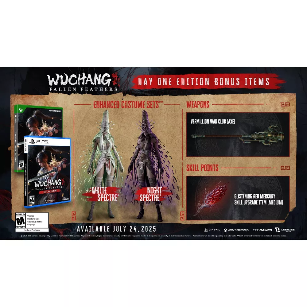 Wuchang: Fallen Feathers - PlayStation 5 - 505 Games - Image 2