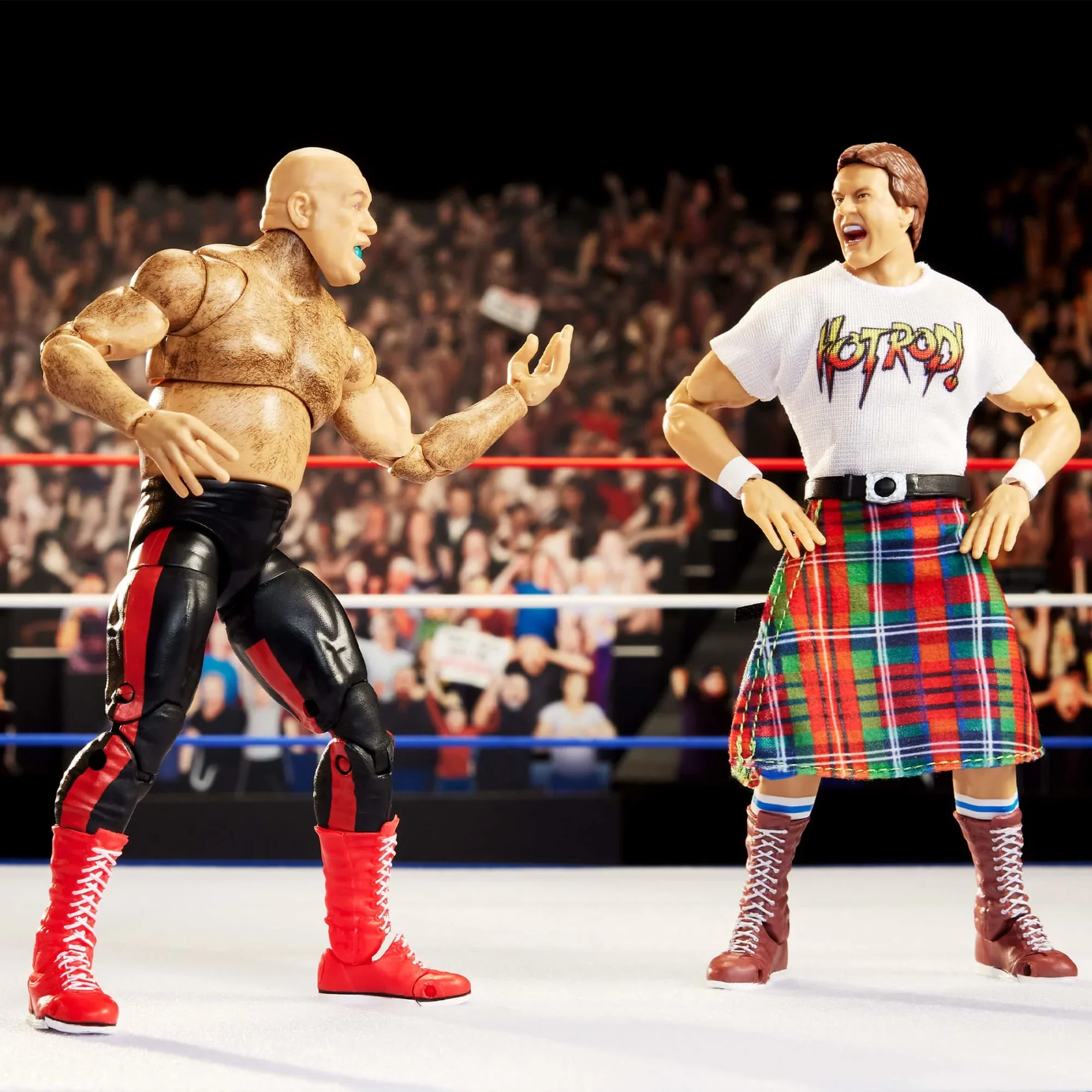 WWE Coliseum "Rowdy" Roddy Piper & George "The Animal" Steele Action Figure 2-Pack - Mattel - Creations Exclusive - Image 2