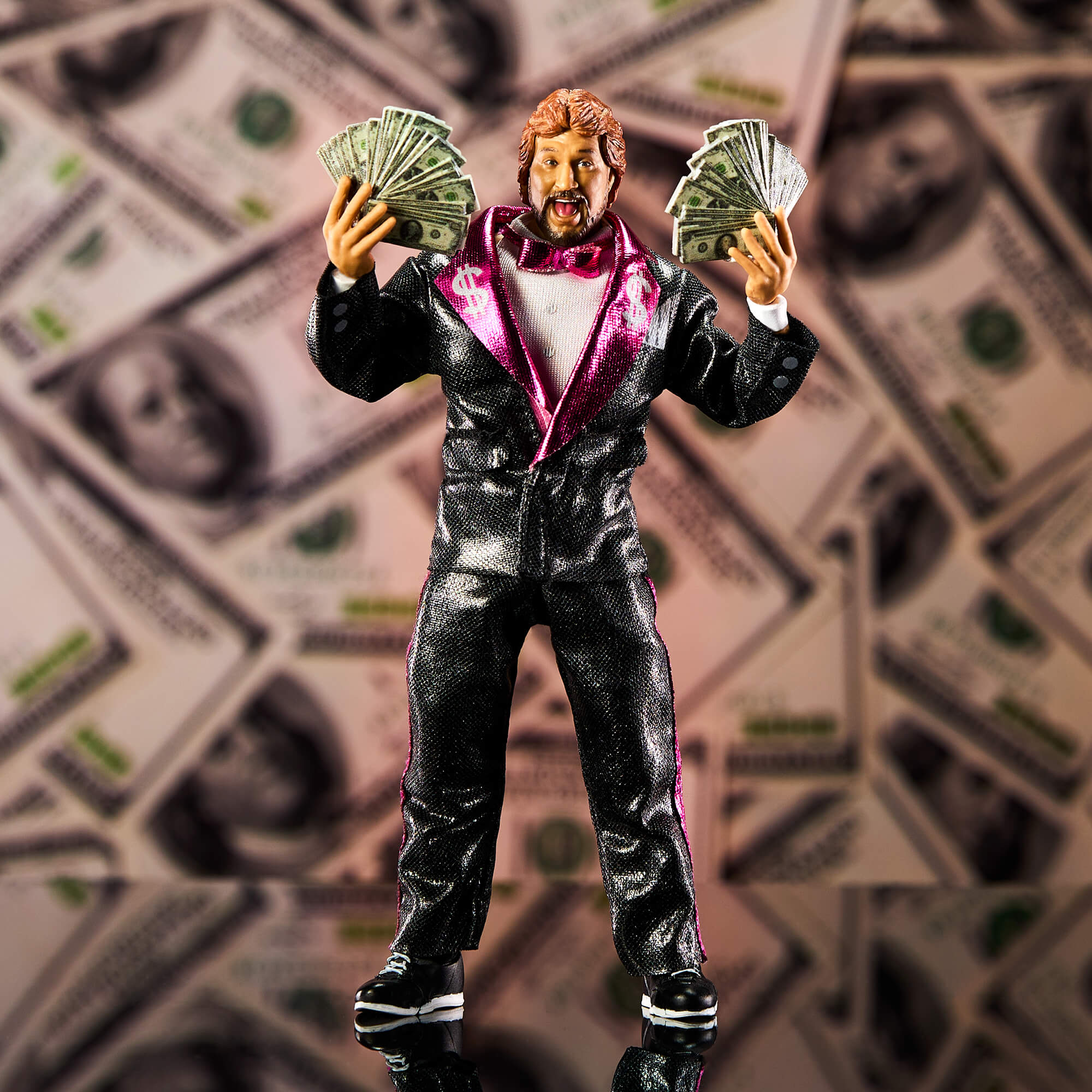 WWE Ultimate Edition Coliseum Collection “Million Dollar Man” Ted DiBiase & Ricky “The Dragon” Steamboat - Action Figure 2-Pack - Mattel Creations Exclusive! - Image 8