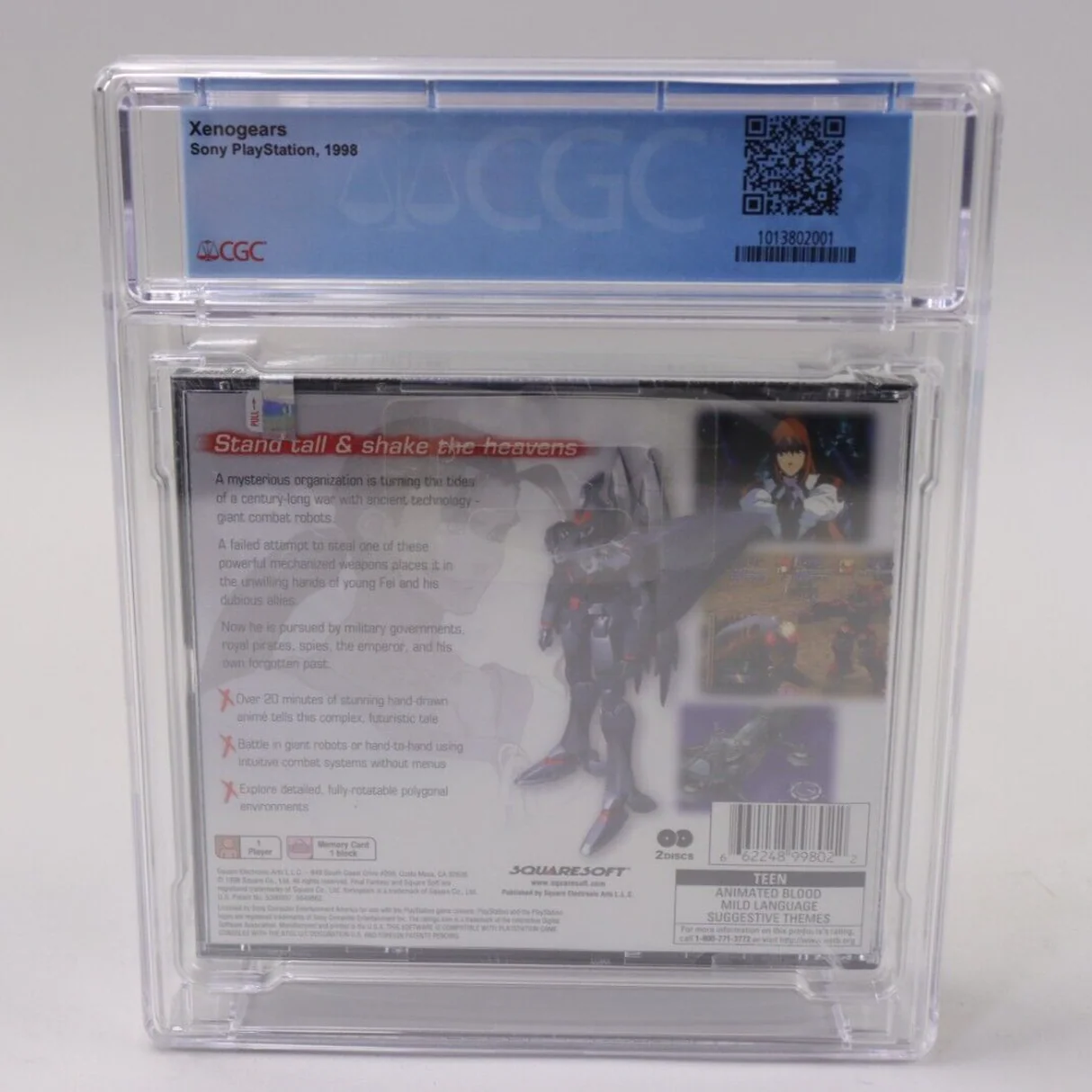 Xenogears Sony PlayStation PS1 PSX 1998 Squaresoft Black Label Sealed CGC 9.6 A - Image 4