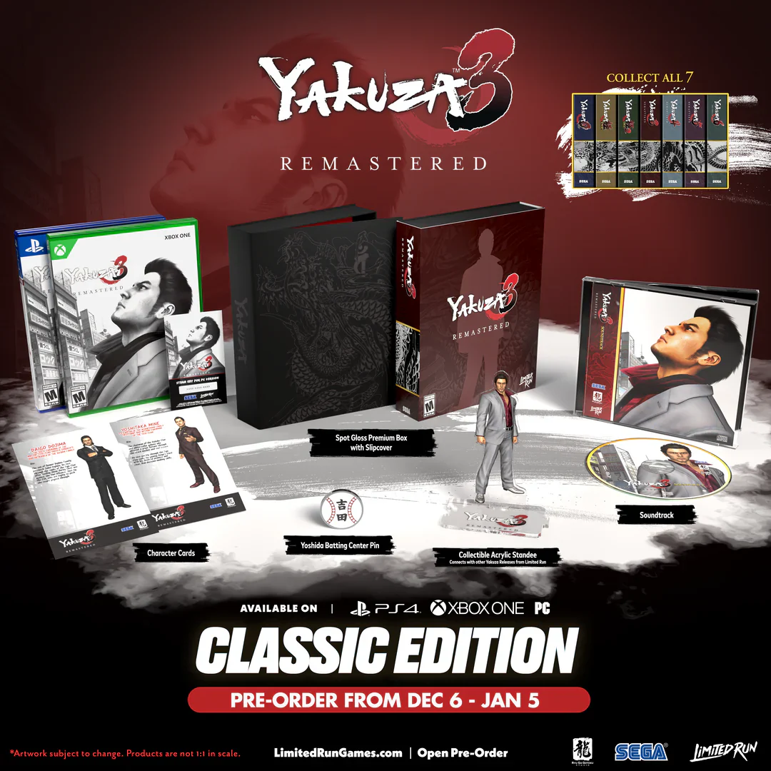 Yakuza 3 Remastered Classic Edition - PlayStation 4 - Limited Run Games - Image 2