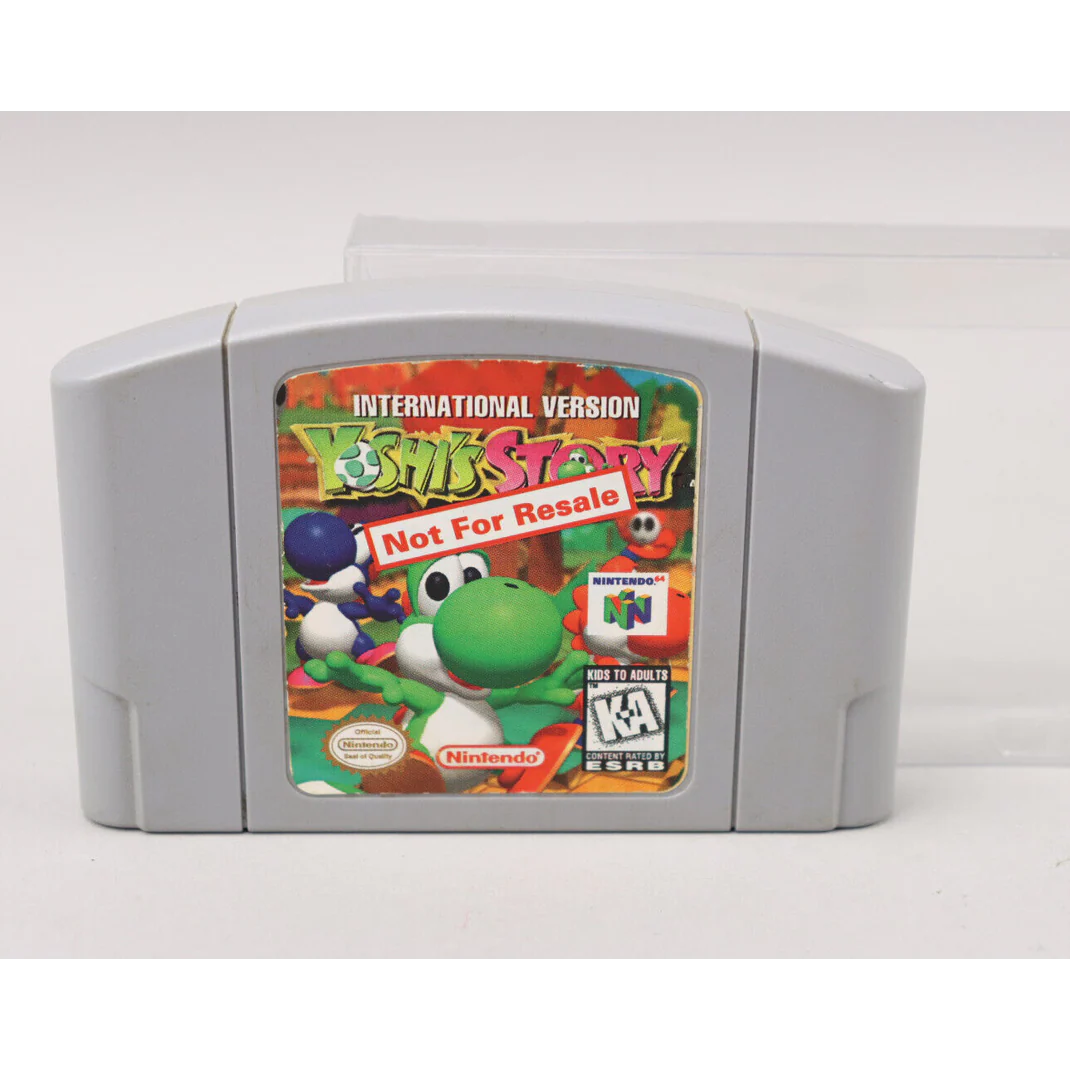 Yoshi's Story Nintendo 64 N64 NFR International Version Cartridge w/Protector - Image 2