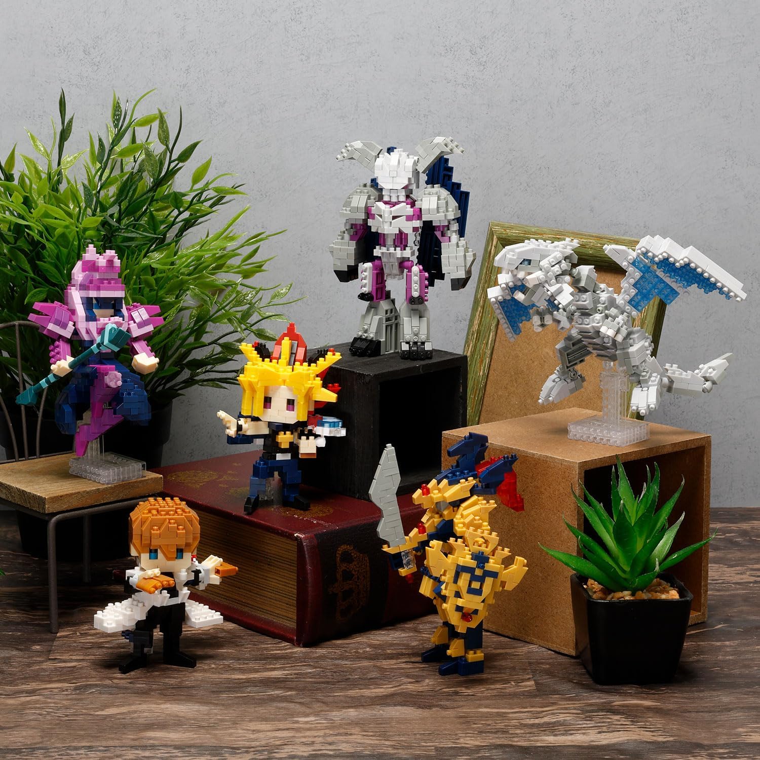 Yu-Gi-Oh! Seto Kaiba Figure Building Kit - Bandai Spirits - Nanoblock Character Collection - Image 3