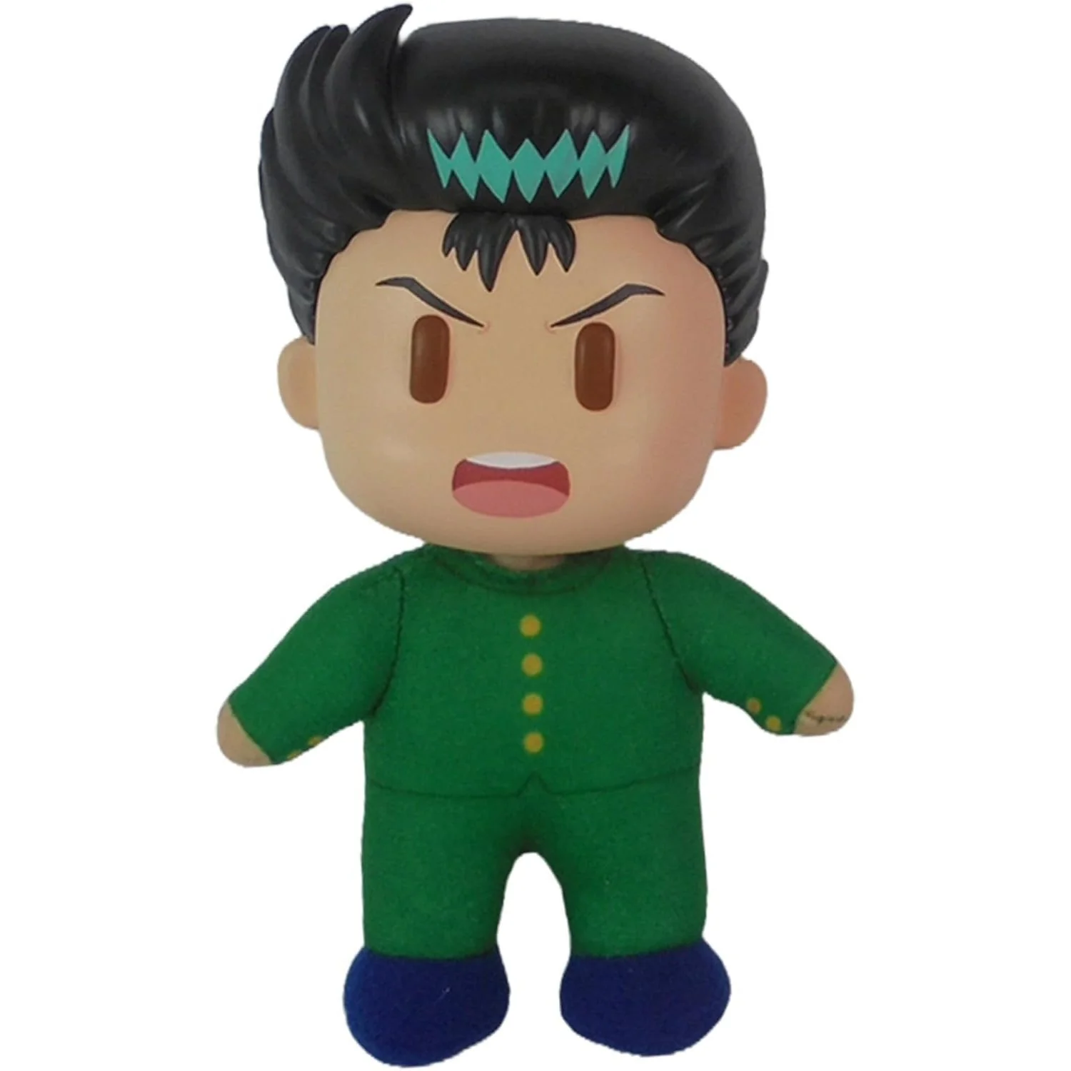 YuYu Hakusho Yusuke Urameshi (Angry) 4.5" Vinyl Head Mini Plush - Great Eastern Entertainment - (FigureKey)