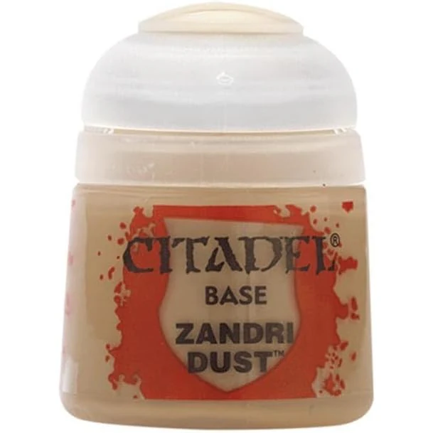 Citadel Base: Zandri Dust - Warhammer Model Paint, 12ml Pot - Games Workshop