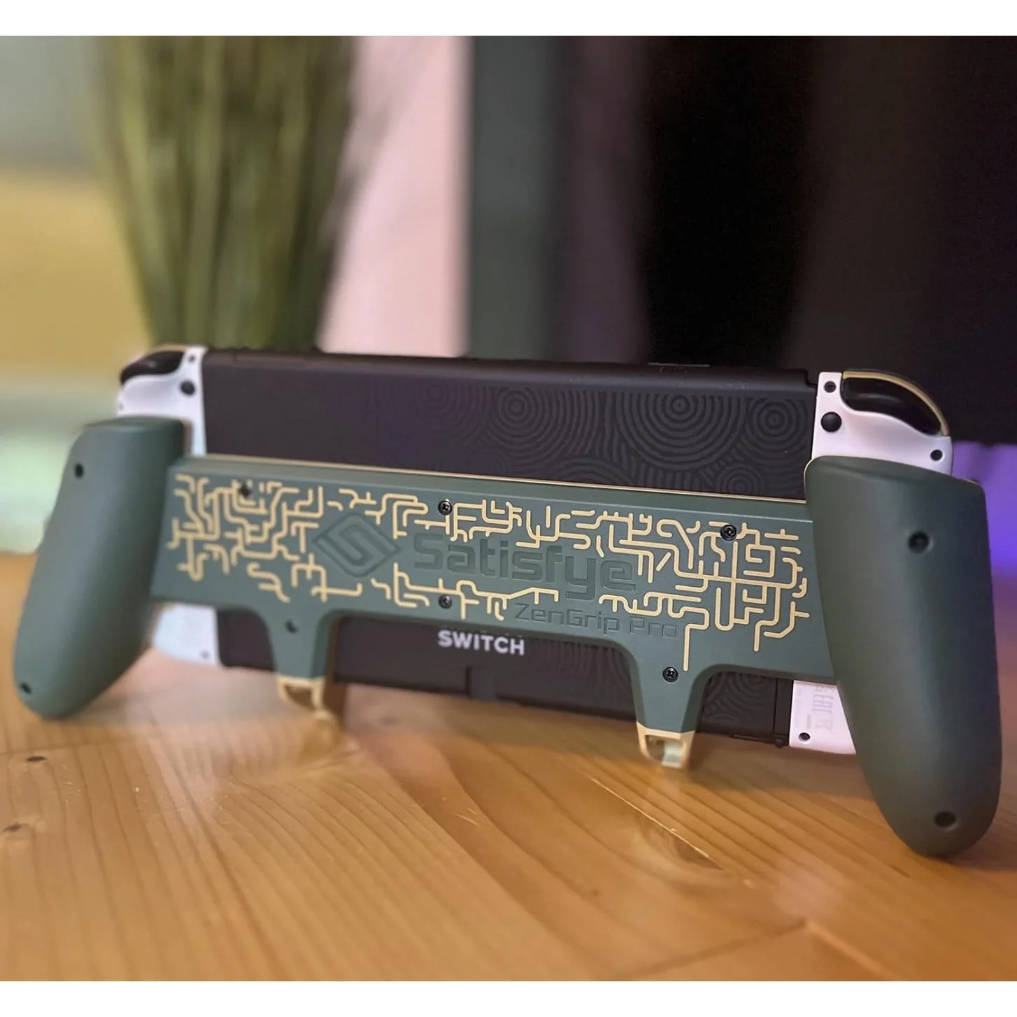 ZenGrip Pro Gen 3 Mythic Edition Grip (Gold) - Nintendo Switch OLED - Satisfye - Image 3
